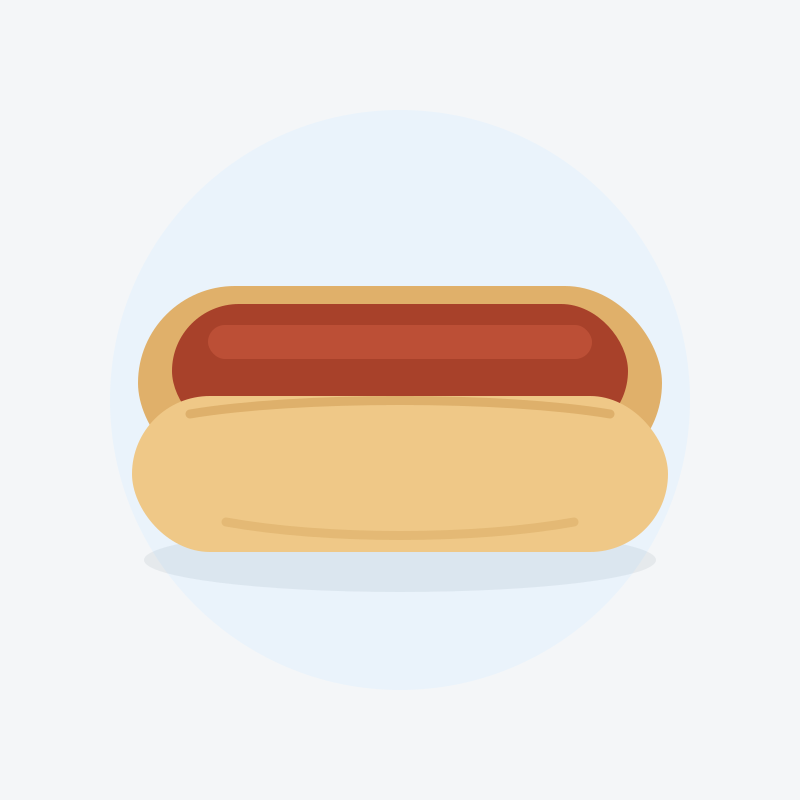 Sausage in a bun, no onion